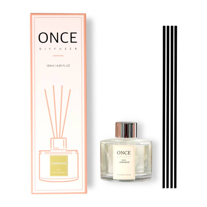 Once Lemonade Reed Diffuser 4 Oz (120 Ml) for wholesale by Every Reason