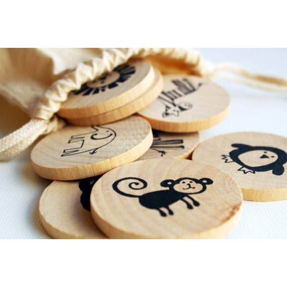 Mama May I - Wholesale Wood Toy - Kids - Make a Match Toddler - Zoo