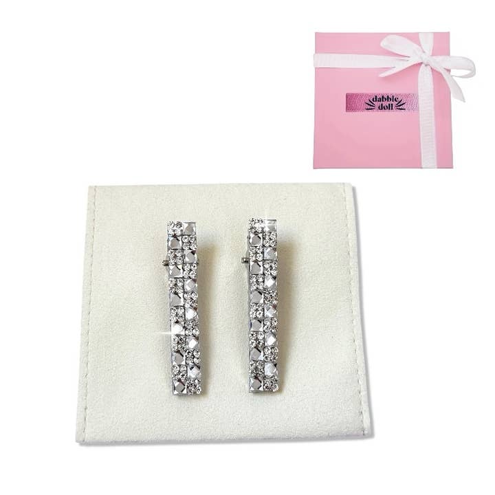 Fermagli per Capelli con Strass Brillanti con Scatola Regalo per la vendita all'ingrosso da parte di Dabble Doll