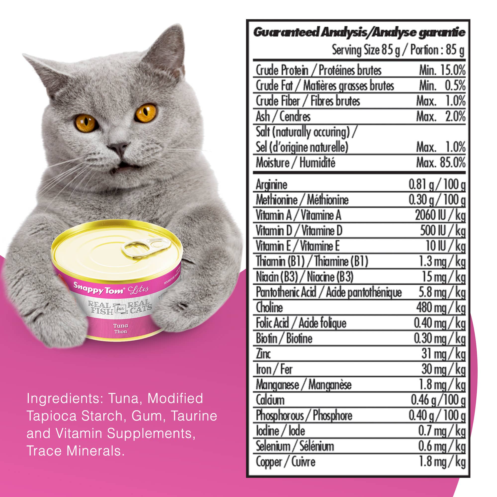 Snappy Tom Pet Supply - Wholesale Pet Food - Cat - Snappy Tom Lites® 3oz - Tuna6
