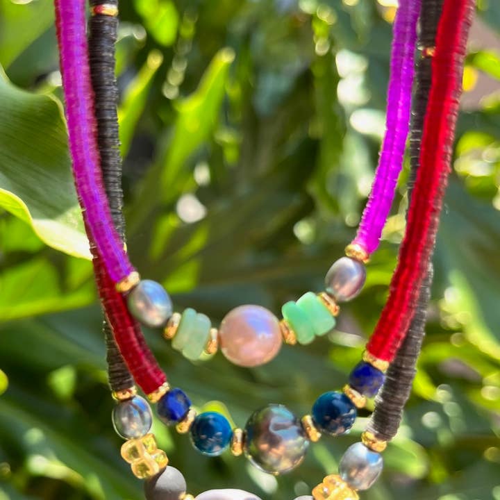 Heather Kahn - Wholesale Beaded/Pearl Necklace - Maya Necklace2