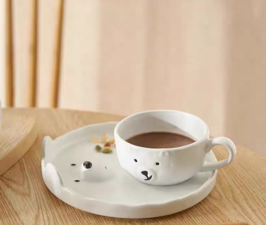 Green Pastures Wholesale – wholesale Kaffekoppar – Söta koppar och muggar i keramiken formade som griskulting och björn3