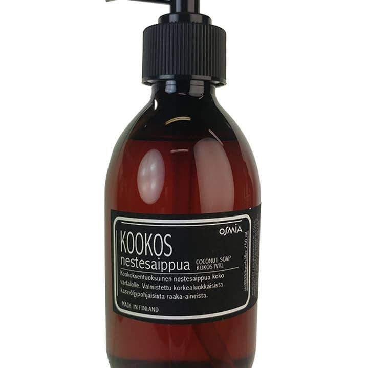 Coconut liquid soap 250 ml for wholesale by Osmia