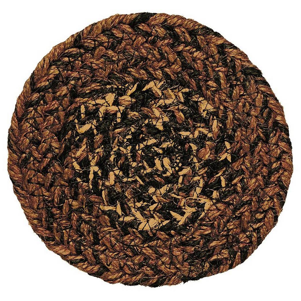 IHF HOME DECOR/IHF RUGS - Wholesale Area Rug - Cappuccino Braided Jute Area Rug & Table top BR-201

14