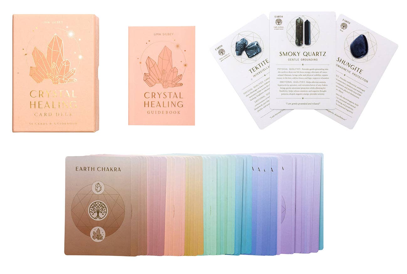 Insight Editions - #1 Pop Culture Publisher - Vente Cartes de tarot - Deck de cartes Crystal Healing1