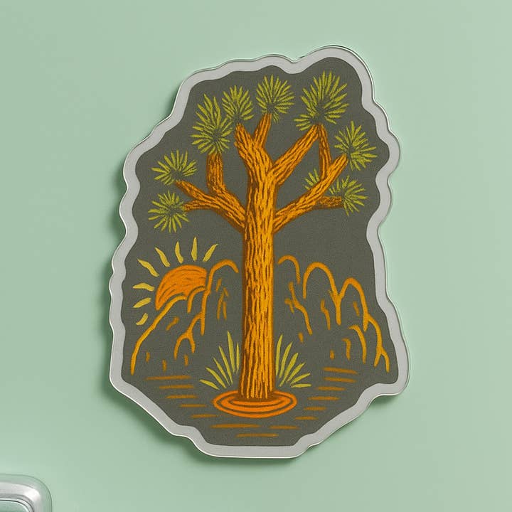 Joshua Tree Acrylic Magnet for wholesale by Roaming Travelers