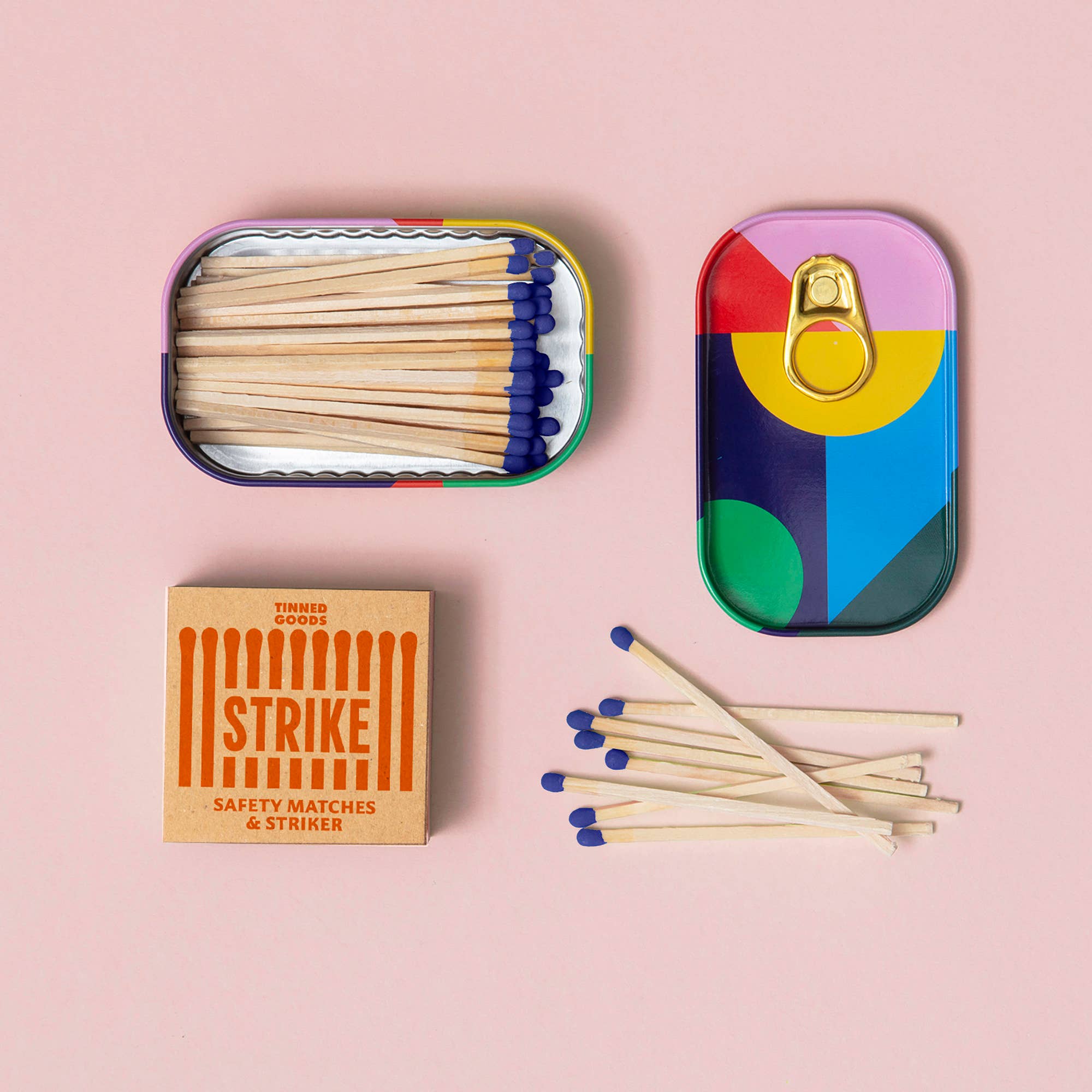 Block Design - Wholesale Matches - Tinned Goods - Safety Matches & Striker1