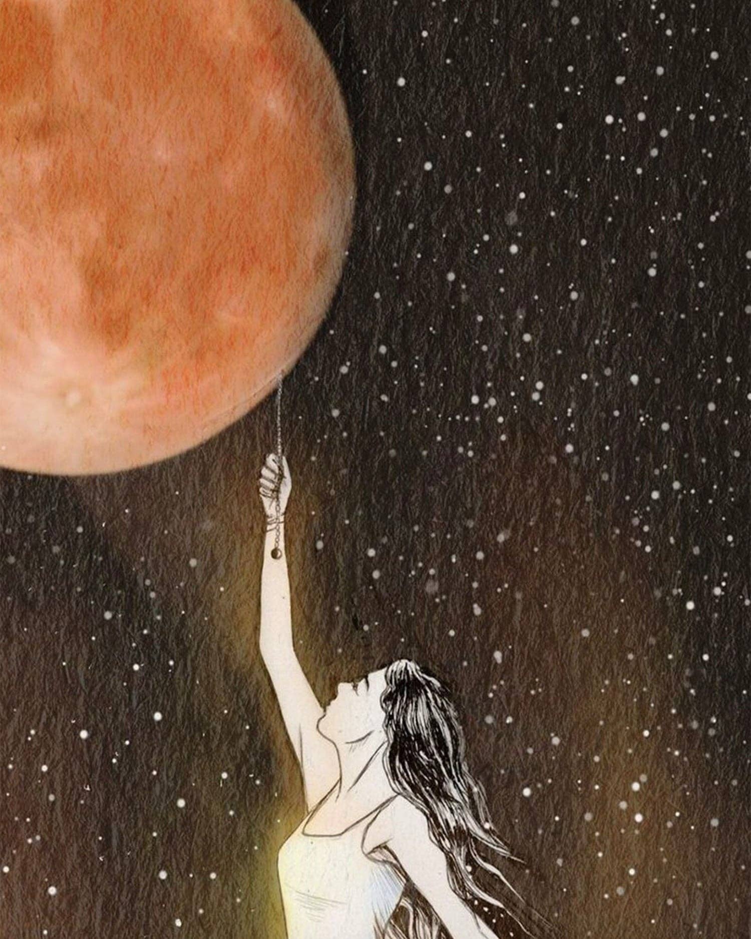 Kendra Hirons Art – wholesale Konsttryck – Dotter till Twilight II8