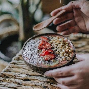 Panda & Coco – wholesale Bowl – Coconut Bowl with spoon6