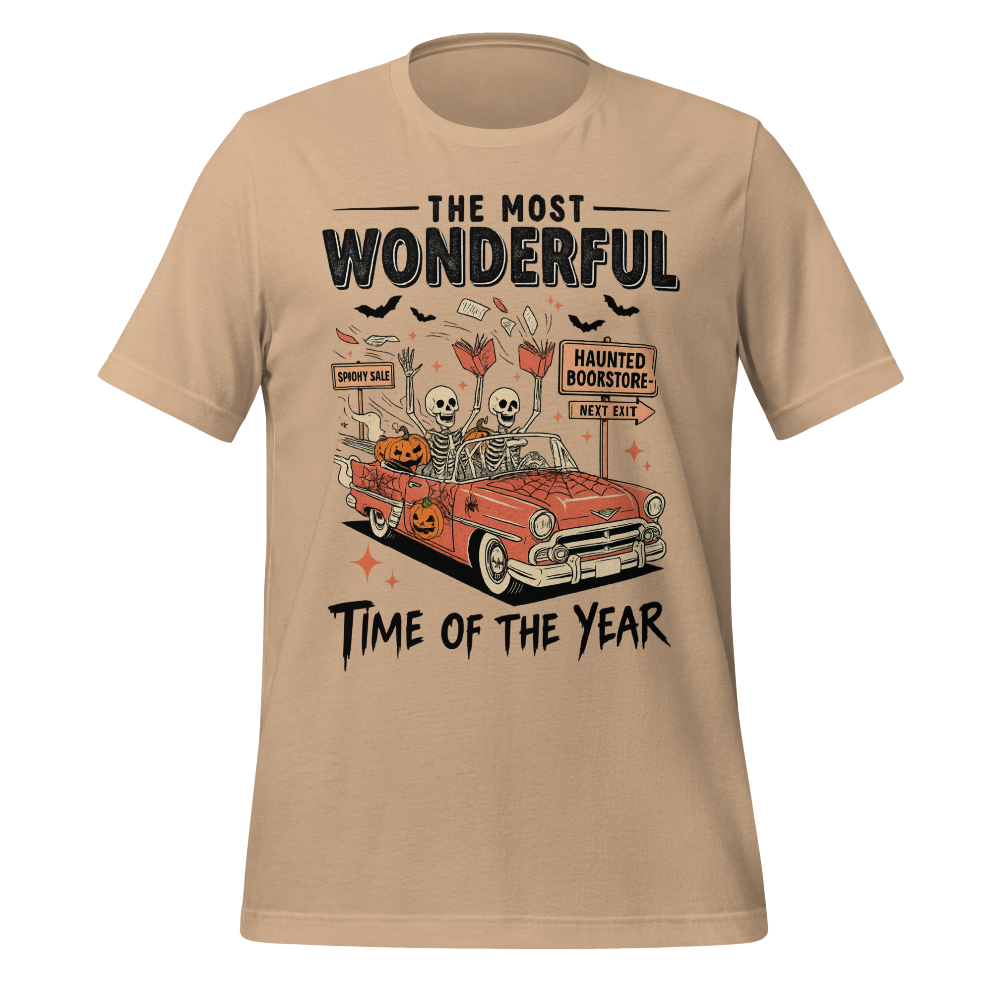 MagicMerchEmporium - Wholesale Tunic - Women's - Bookish Haunted Bookstore Tee9