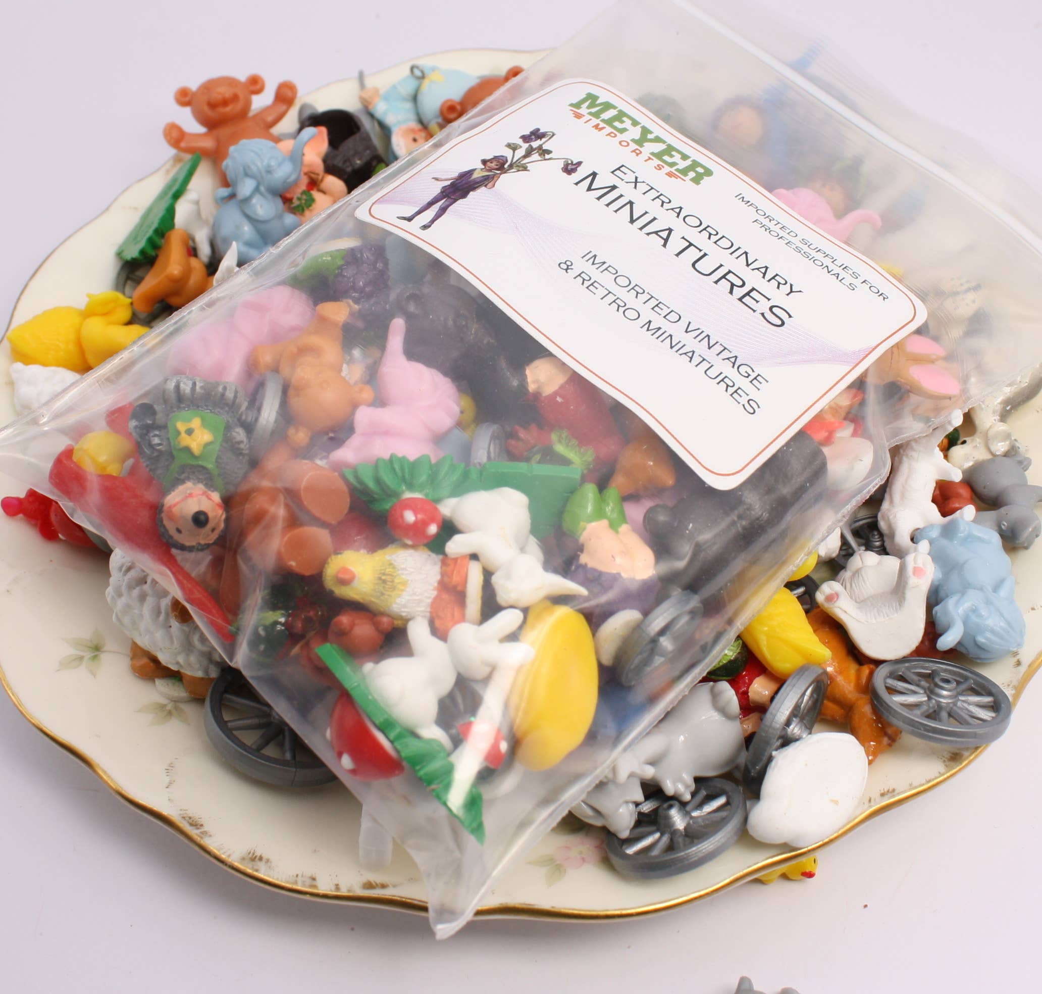 Meyer Imports - Wholesale Decorative Figurine - Mega Mini Mix Set! Vintage Miniatures - 4oz - IV3-36652