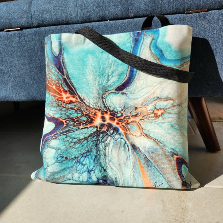 Versatile Beach Canvas Carryall for Daily Use for wholesale by Art by Xizhou Xie