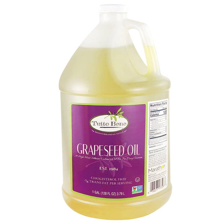 Golden West Specialty Foods - Wholesale Cooking Oil - Tutto Bene Grapeseed Oil - 1 Gallon (128 oz)
