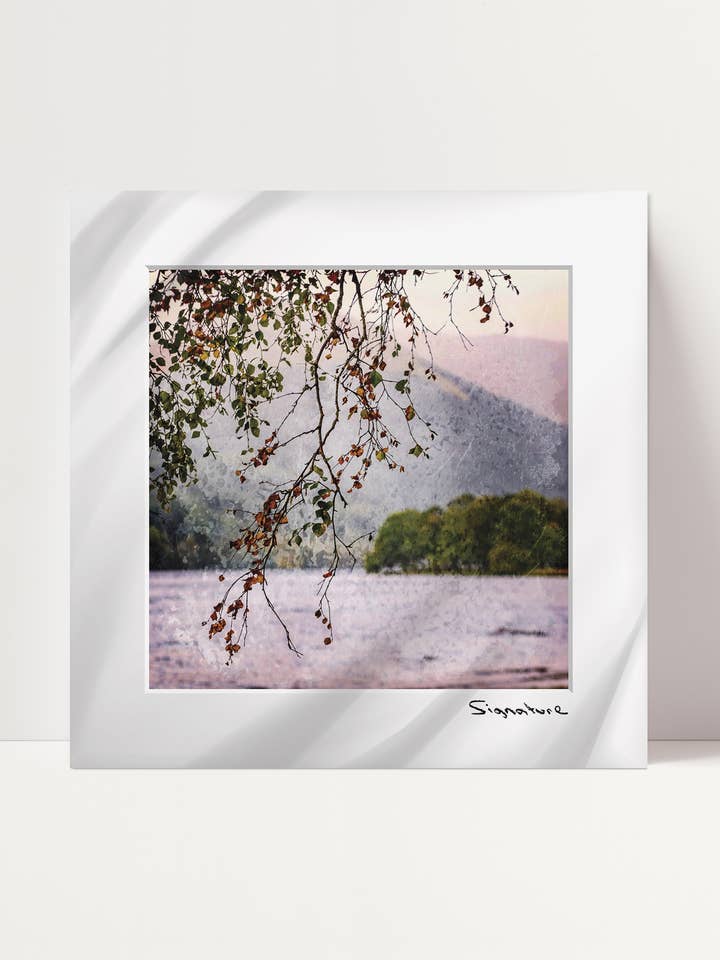 Loch Voil Herbst für den Großhandel von Ecosse Encaustics Cards