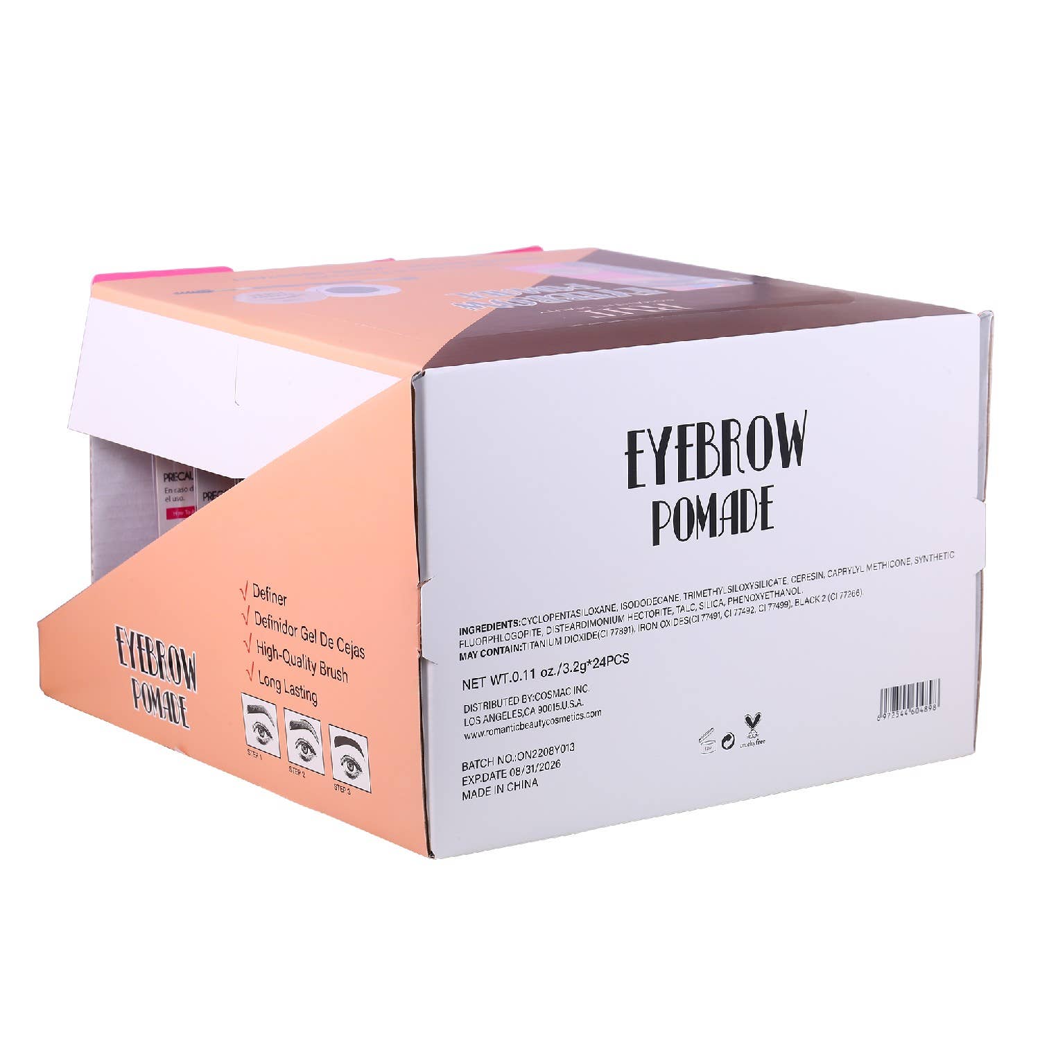 Diacly – wholesale Eyebrow pencil/filler – 24 PC 3 Shades Eyebrow Pomade Gel4