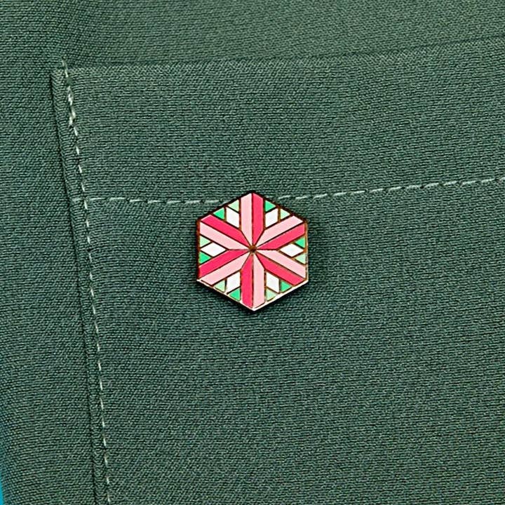 Abrosexual Flag - Identity Cube Pin for wholesale by Proud Zebra