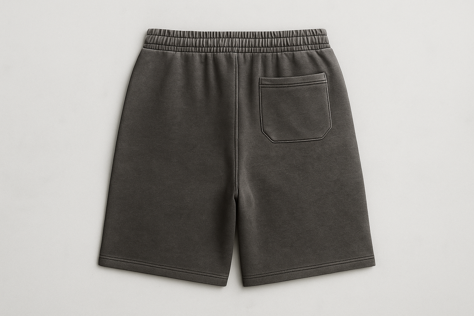 Factory Blanks - Wholesale Shorts – Unisex - PREMIUM STONE WASHED JOGGER SHORTS IN 450GSM COTTON FLEECE1