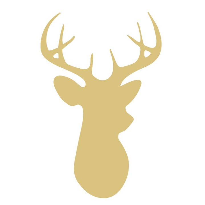 Ritaglio in legno grezzo a forma di cervo stile 2 per la vendita all'ingrosso da parte di Diverse Woodworking