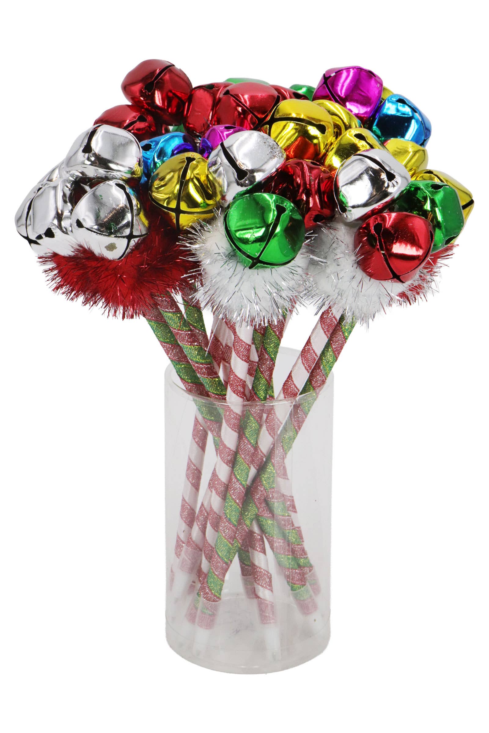 ASSORTED Christmas Jingle Bell Ornament Pen - 12 Pcs for wholesale on Faire1