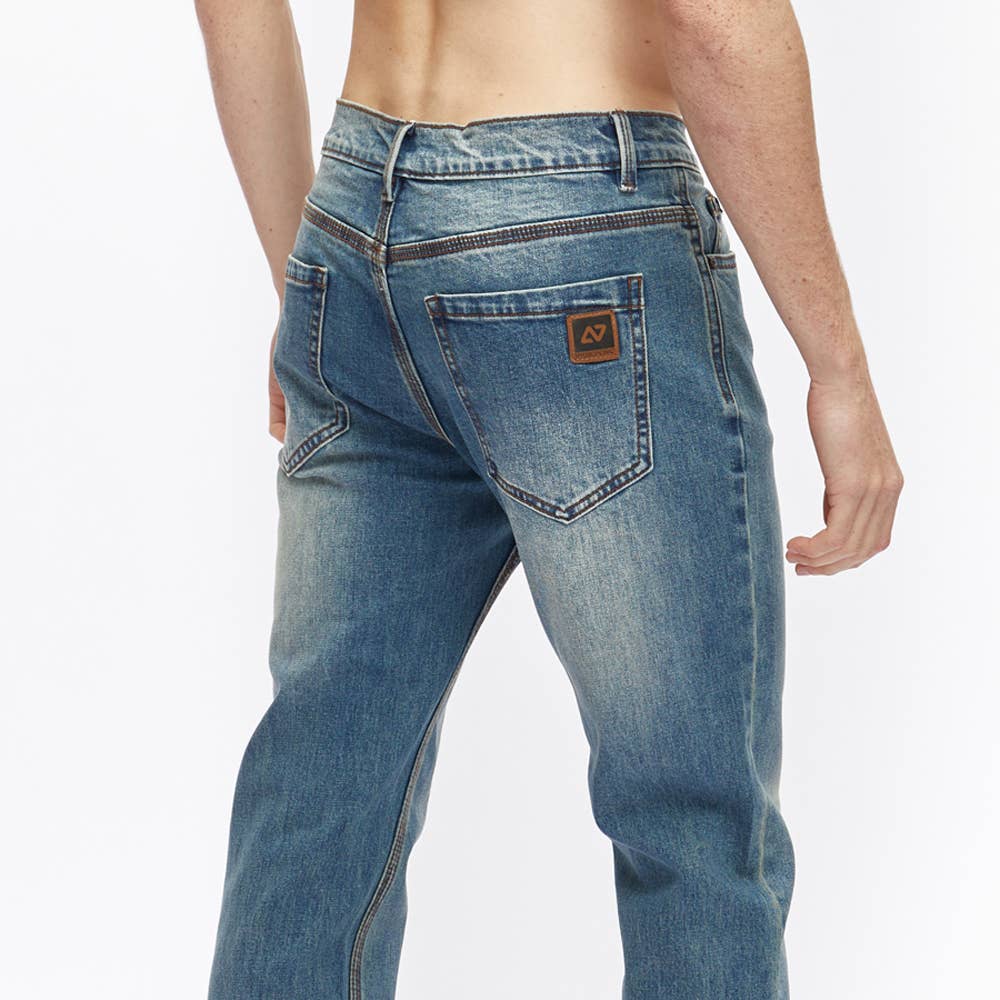  Medium used Denim NOREE DNM 5-Pocket Stretch Regular Fit Jeans for wholesale on Faire2