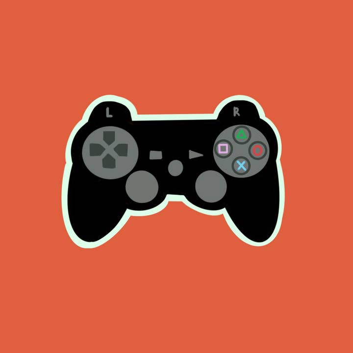 S and S Stickers - Wholesale Sticker - Gamer Stickers, PlayStation Stickers, Game Stickers, PS4 Controller, PS4 Controller Sticker, Gifts For Gamers, Gifts for Him, Gifts for Her