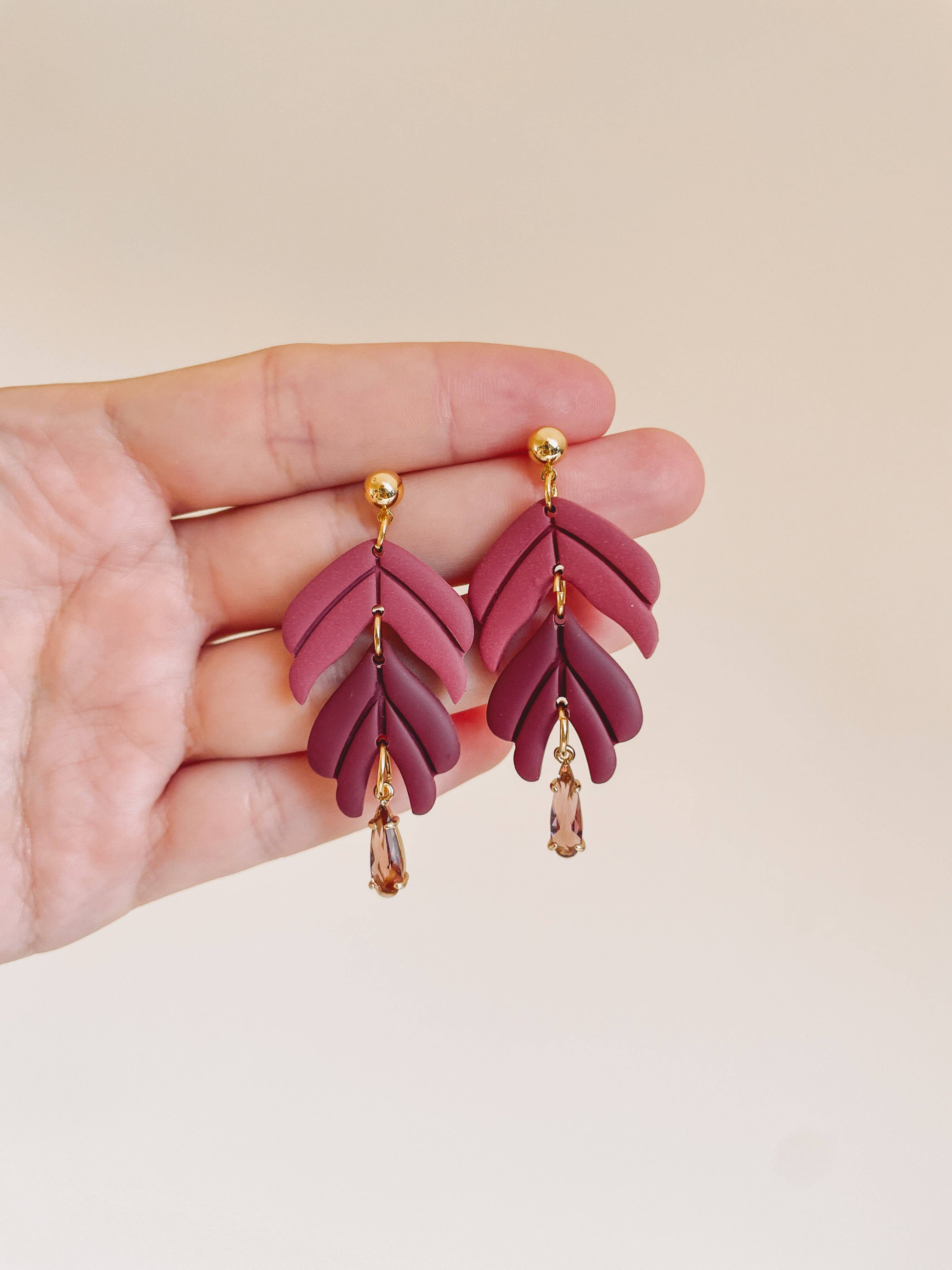 Mildstormcrafts – Großhandel Ohrhänger – Polymerclay Earrings | Leichte Ohrringe | Tria Drop