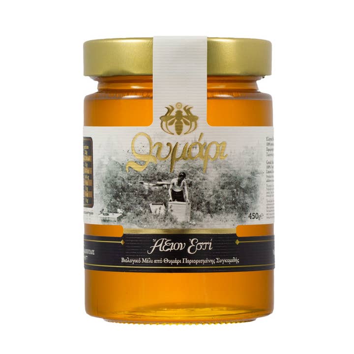 Axion Esti Organic Thyme Honey, 450 g for wholesale by Oilladi