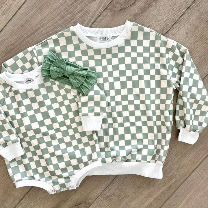 Celebrate Your Tribe - Wholesale Sweatshirt - Kids - Wavy Check Pullover4
