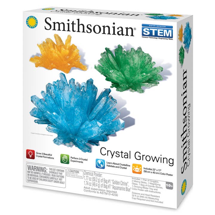 Toysmith - Wholesale DIY Craft Kit - Kids - Smithsonian Crystal Growing