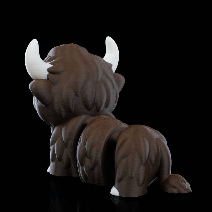 The Butler's Company - Wholesale Decoratief beeldje - Highland Cow Flexi | Hoogwaardige 3D-geprinte dieren3