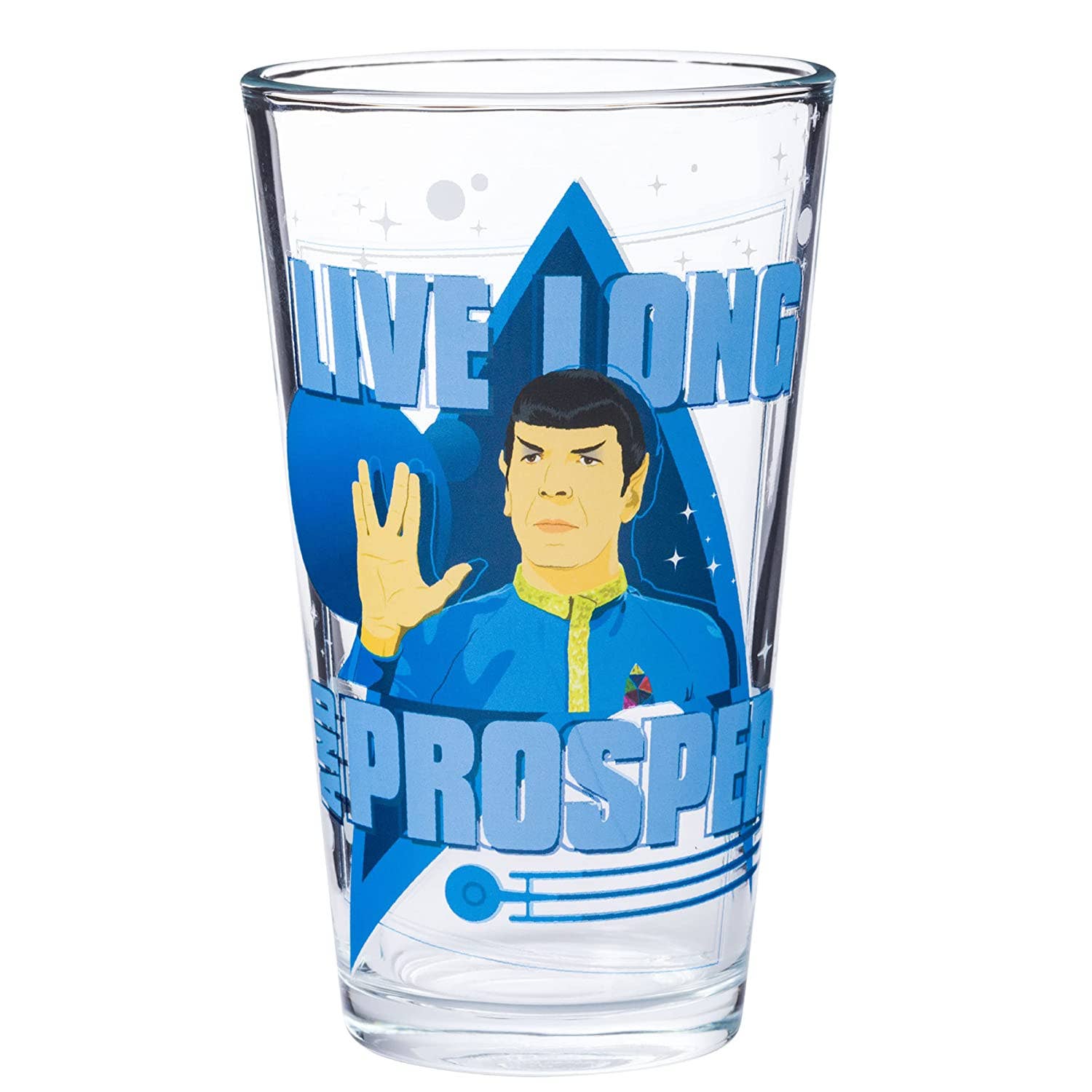 Silver Buffalo - Wholesale Drinking Glass/Cup - Star Trek   4pc. 16oz. Pint Glass Set1