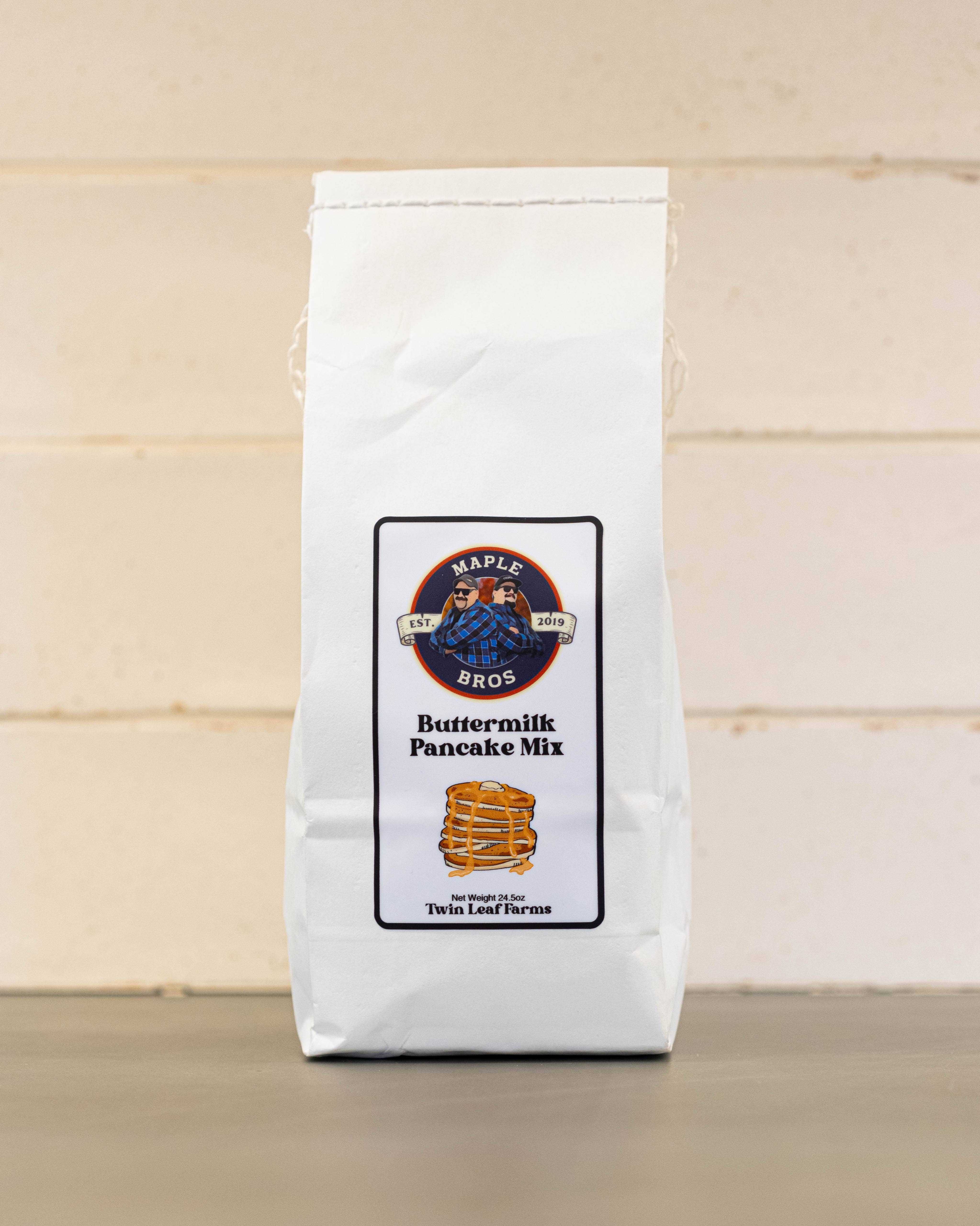 Twin Leaf Farms - Wholesale Pancake Mix - Maple Bros Buttermilk Pancake Mix Wholesale Case of 121