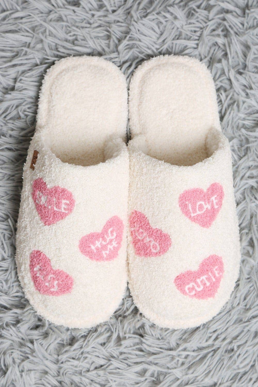 MiMi Wholesale - Vente Chaussons – femme - Chaussons JCL6113 Super Lux Love Heart0