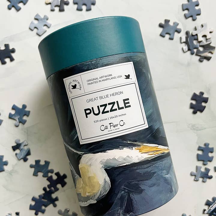 Cate Paper Co. - Wholesale Puzzle - Adult - Great Blue Heron Puzzle