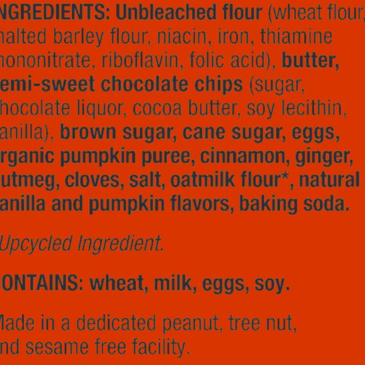 Fancypants Baking Co. - Wholesale Cookie - Pumpkin Chocolate Chip Cookies | Seasonal | 12 pack | 5oz7