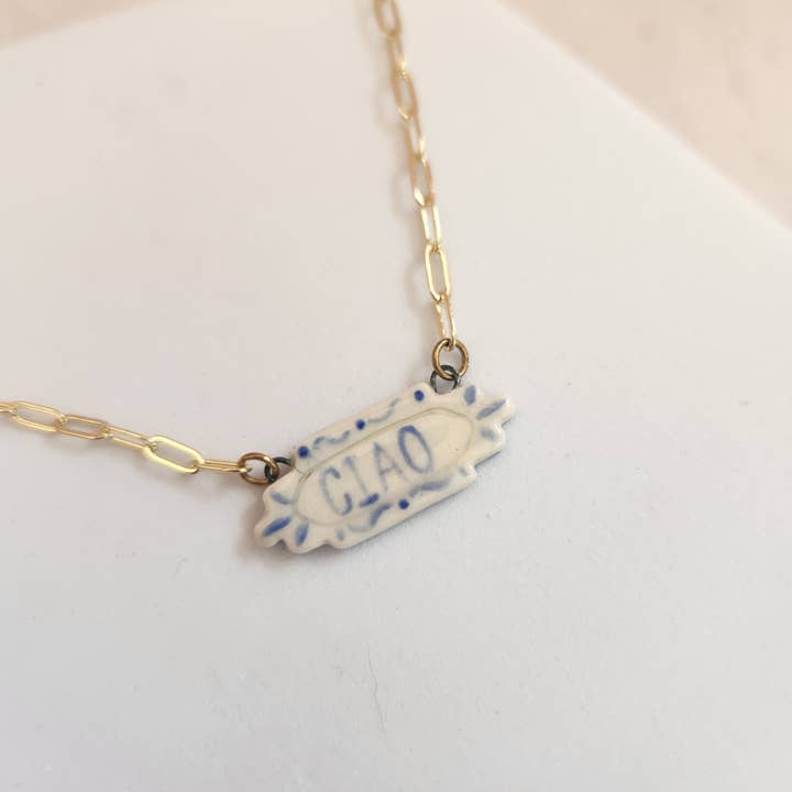 Crown & Heart - Wholesale Pendant/Charm Necklace - Bonjour Pendant Necklace3