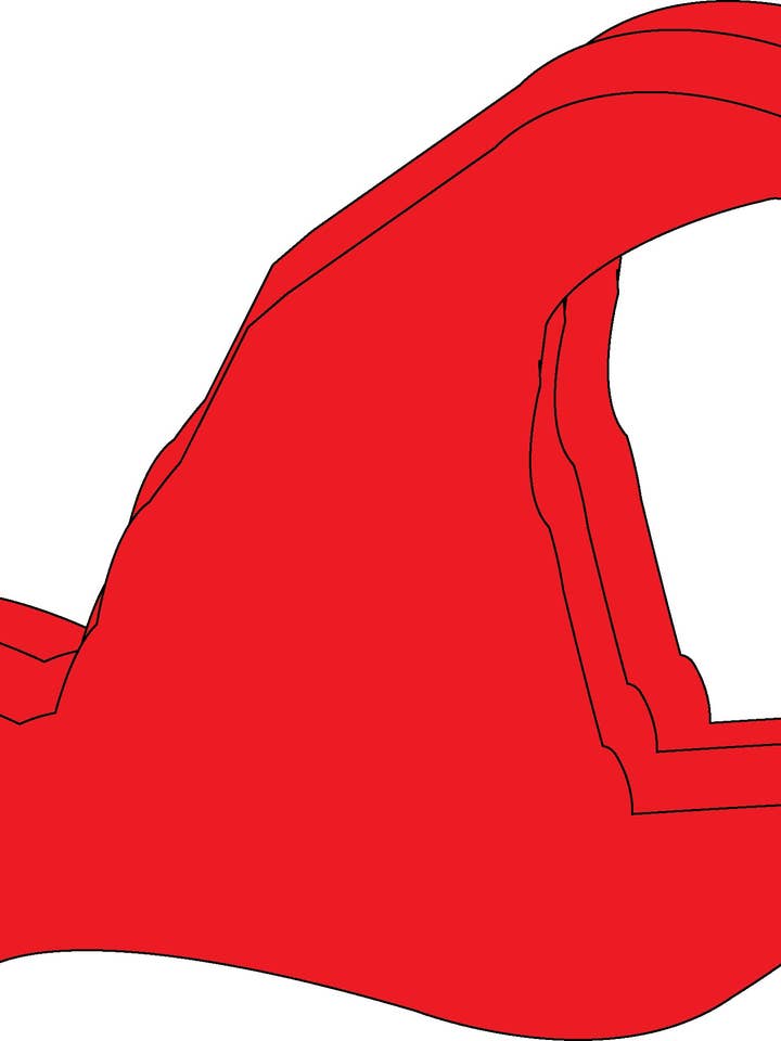 Recortes grandes de espuma creativa de un solo color - Gorro de Papá para venta al por mayor de Creative Shapes Etc.