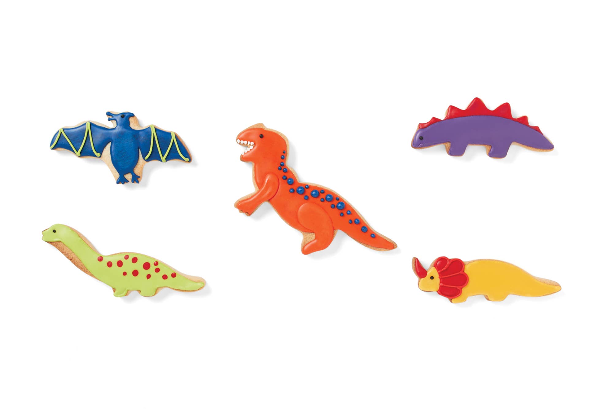 Fox Run Brands - Venta al por mayor Cortapastas - Juego de cortadores de galletas Fox Run Dinosaur, acero inoxidable, 5 piezas3