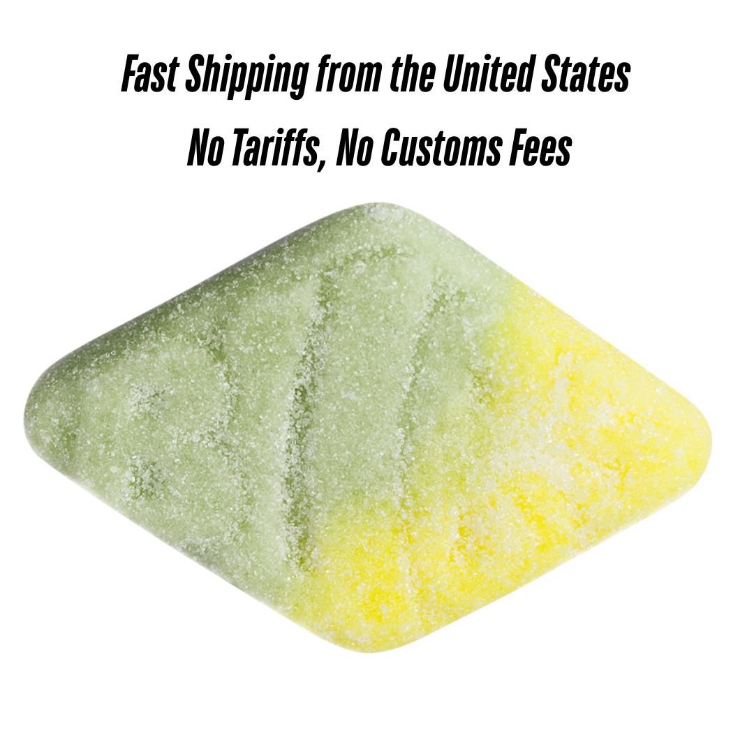 Swedish Sweets Wholesale LLC - Swedish Candy - Wholesale Gummy - Zweeds Snoep - BUBS Zure Schuim Romben – Tutti Frutti 2,6 kg2