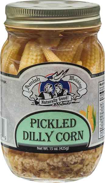 Hudson Meat Company - Wholesale Pickled Vegetables - CORN PICKLED DILLY PINTS     -     AMISH WEDDING0
