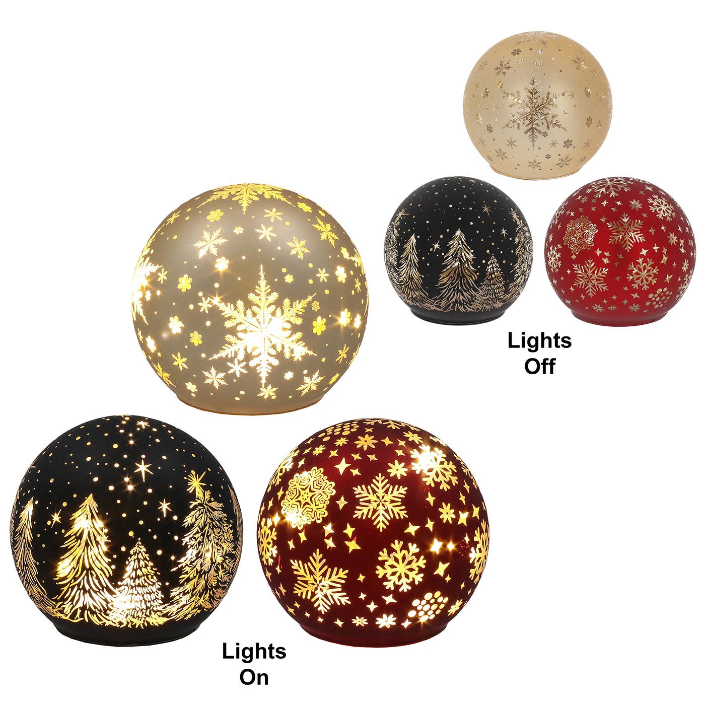 Joe Davies - Vendita all'ingrosso Decorazione natalizia - Piccola Sfera LED Natalizia Luminoso2