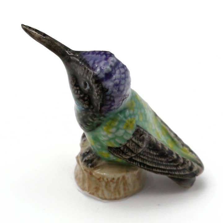 Little Critterz - Vendita all'ingrosso Statuette decorative - Eugene Magnifico colibrì in porcellana0