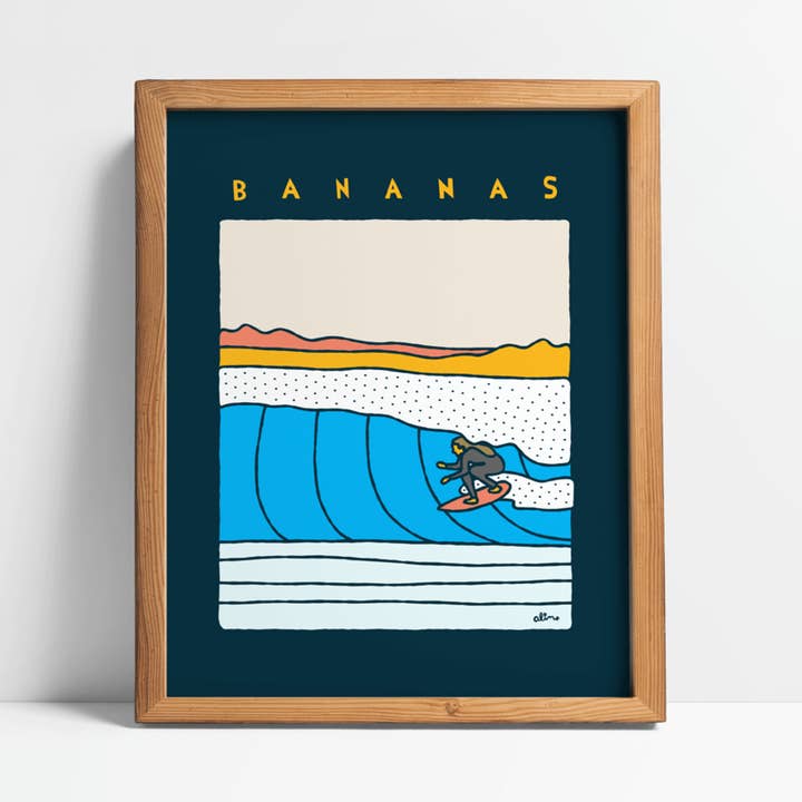 Bananas Art Print for wholesale by Alimo