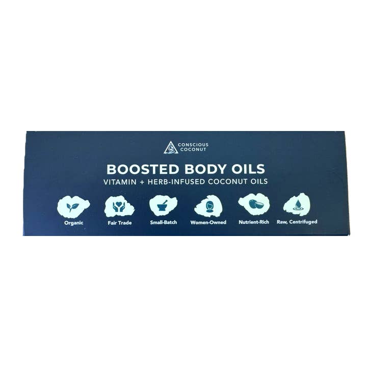 Conscious Coconut - Wholesale Bath/Body Oil - Boosted Body Oil Gift Set