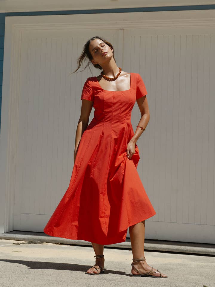 Forcast Damen Brielle Baumwoll-Sommerkleid für den Großhandel von Forcast