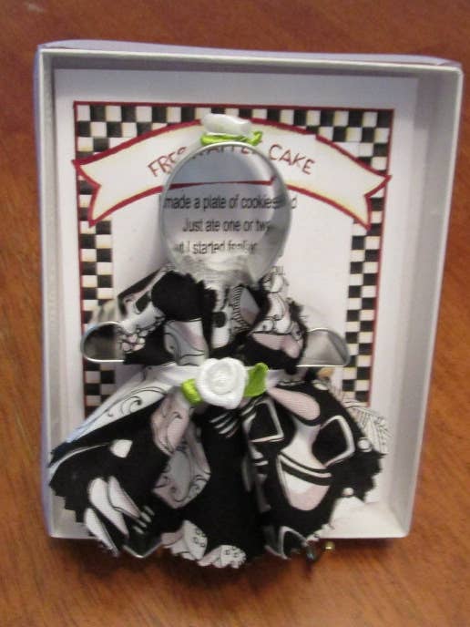 Fresh Apple Cake Cookie Cutter Doll for wholesale by MOMENTS IN THYME