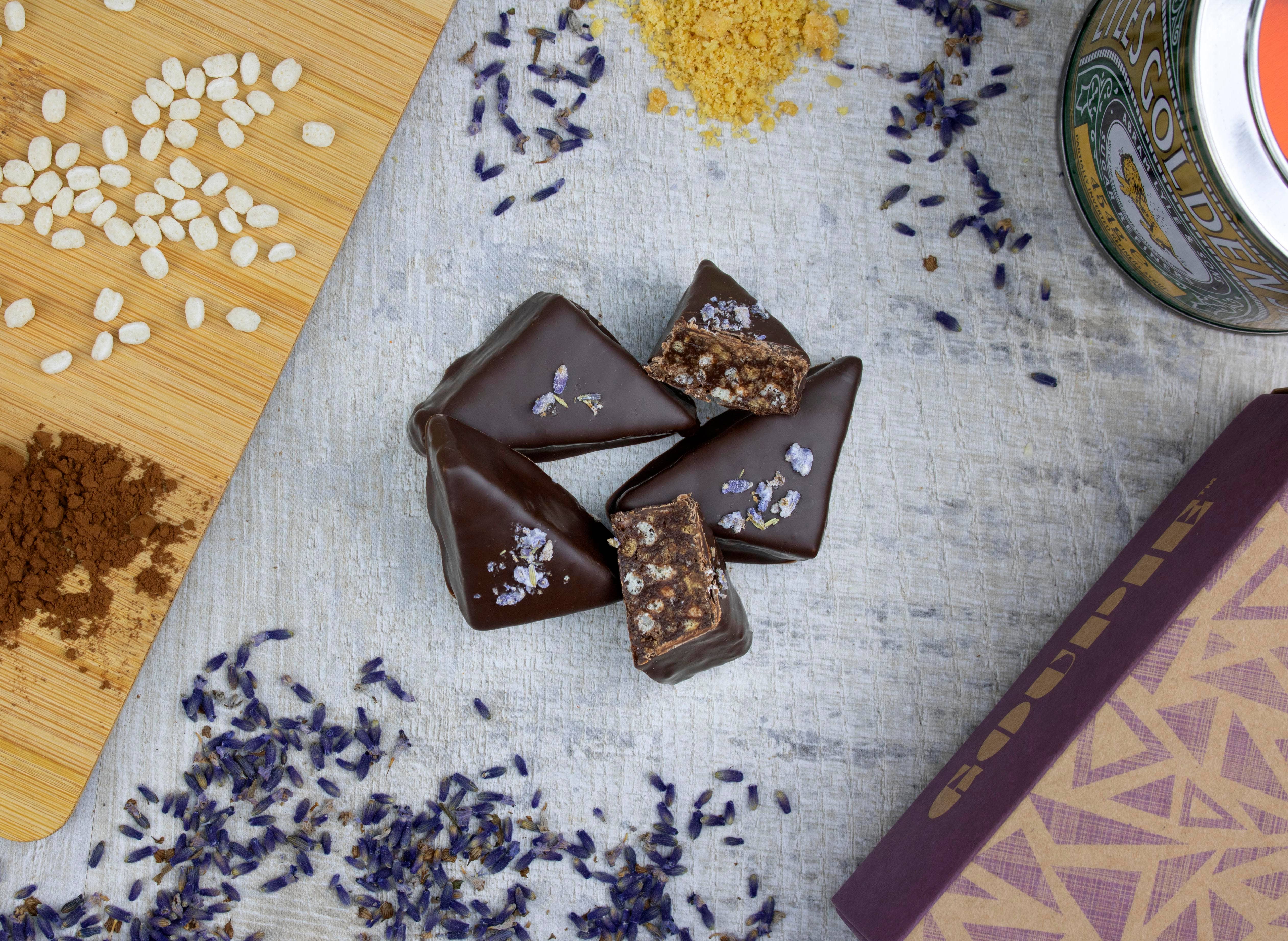 Goupie – wholesale Chocolate – English Lavender Goupie Chocolate3