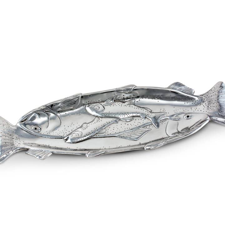 Arthur Court - Vente Plateaux décoratifs - Plateau Oblong Trout4