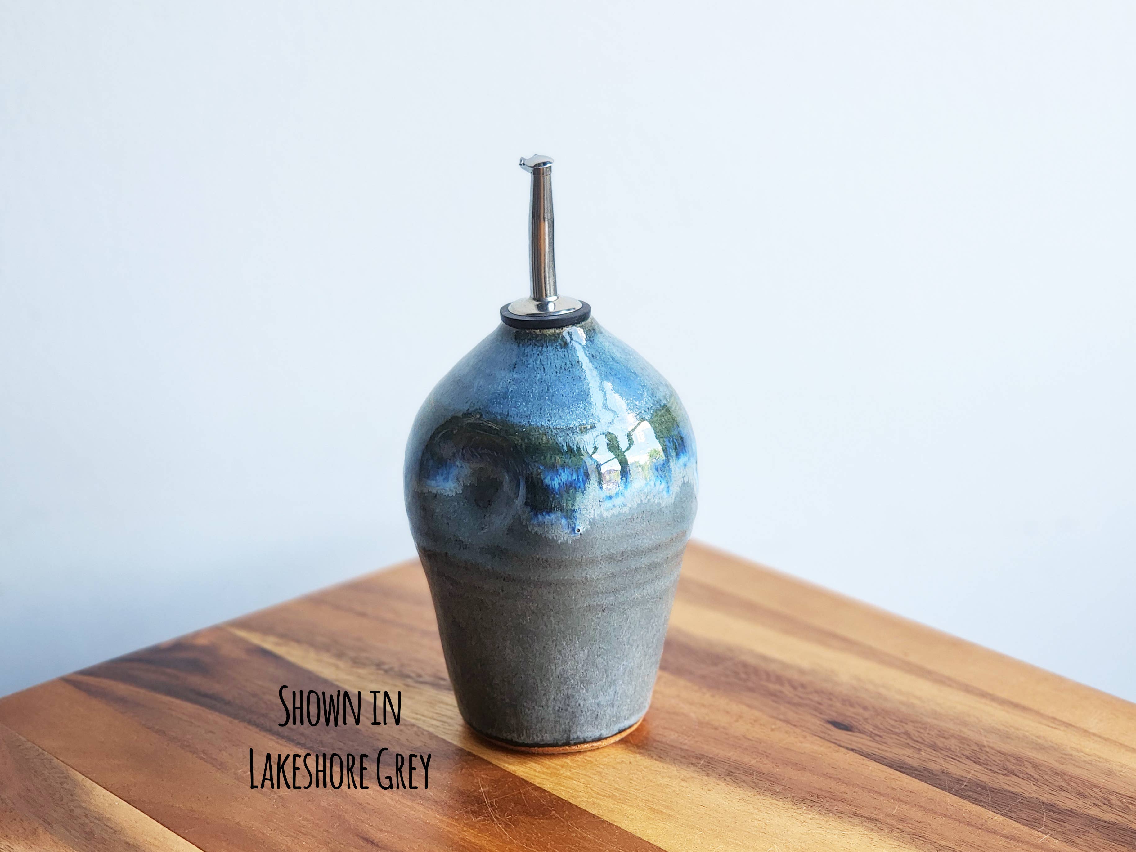 Dock 6 Pottery - Wholesale Oil/Vinegar Dispenser - Oil Cruet - Handmade Ceramic- Made to Order4