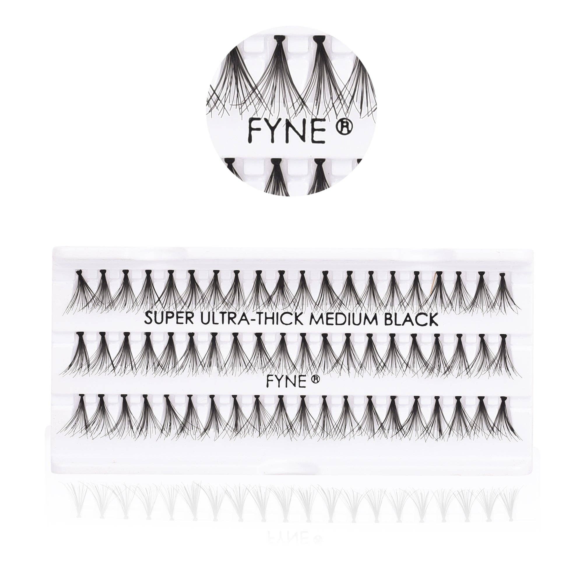 Fine Lines (UK) Ltd - Wholesale False/fake eyelashes - Super Ultra Thick Individual Eyelash Extensions - Medium 627-122